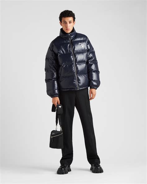 leather jacket prada celebrity men|prada down jacket men's.